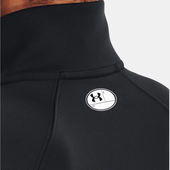 Under Armour Women's Black Long Sleeve 1/2-Zip. Size M - Picture 4 of 5